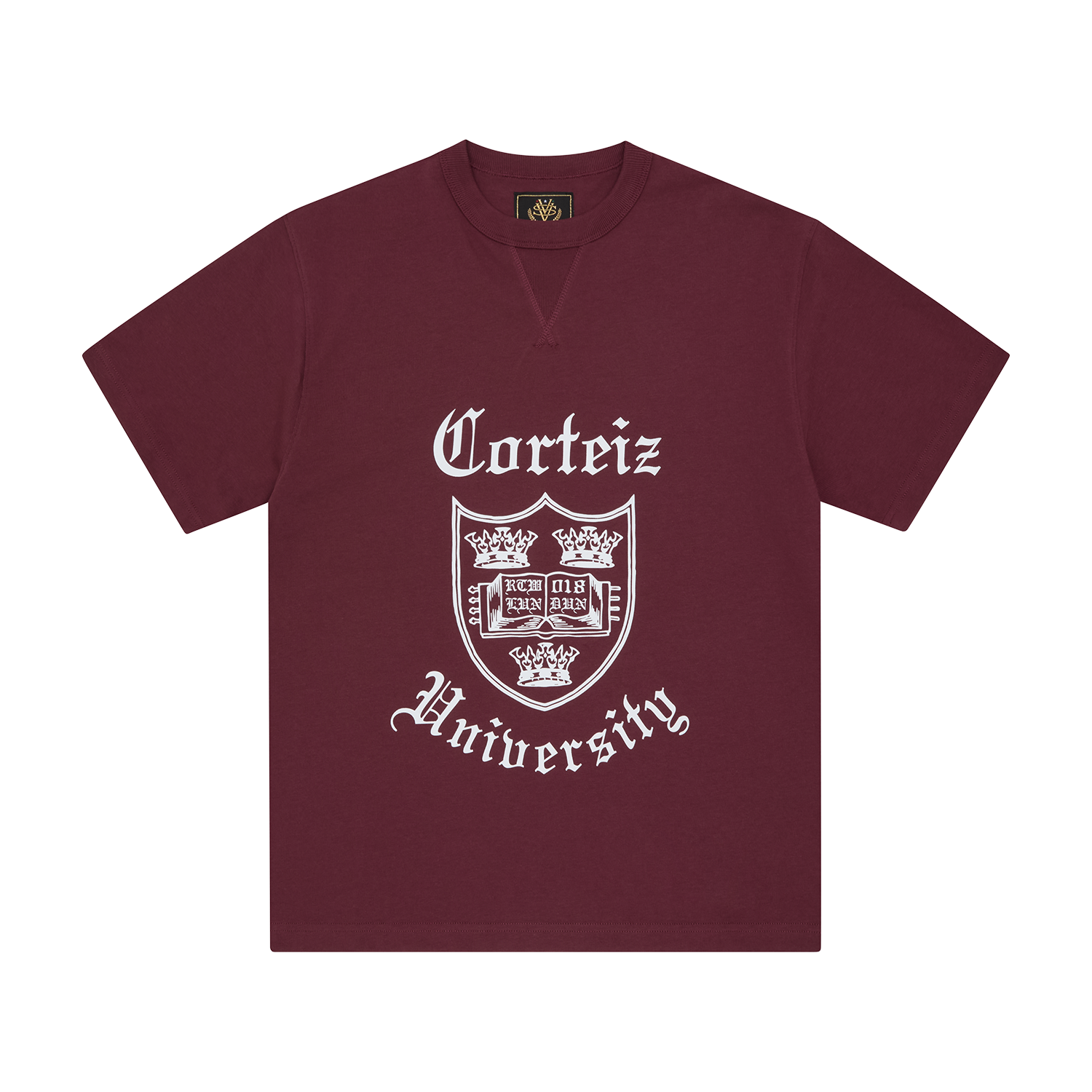 Corteiz UNI HEAVYWEIGHT TEE [BURGUNDY] CRTZRTW