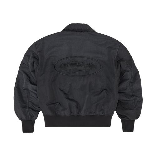 Corteiz ALCATRAZ BOMBER JACKET [VINTAGE BLACK] CRTZRTW