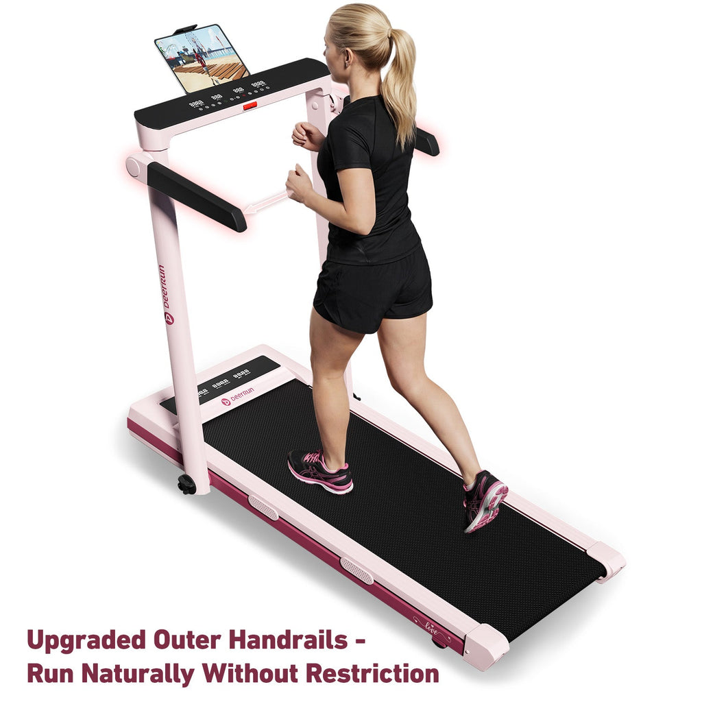 DeerRun Z10 Pro Rose Pink | 12% Auto Incline Treadmill