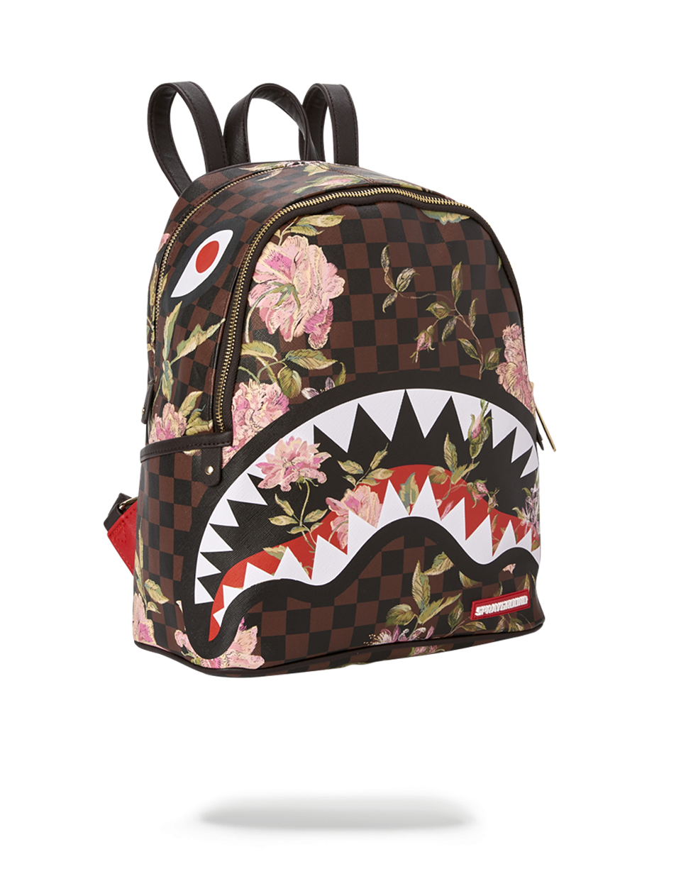 SPRAYGROUND SHARKFLOWER SAVAGE BACKPACK (SMALLER MORE ELEGANT BACKPACK)
