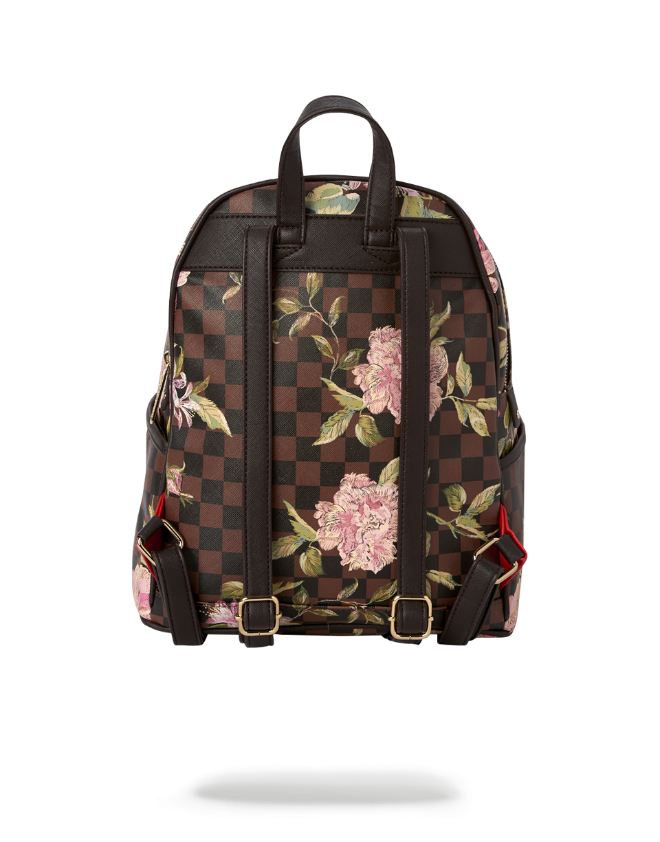 SPRAYGROUND SHARKFLOWER SAVAGE BACKPACK (SMALLER MORE ELEGANT BACKPACK)