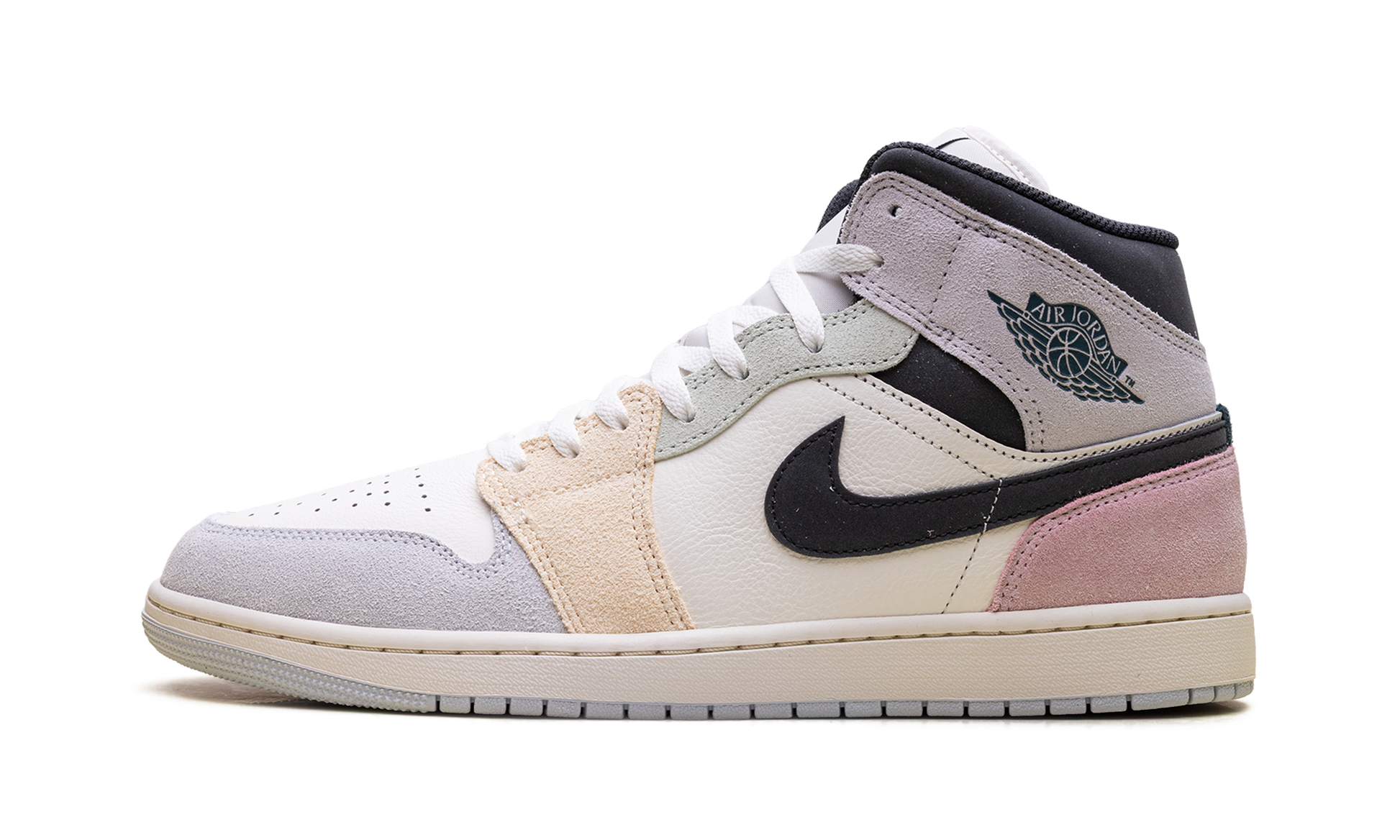 Air Jordan 1 Mid "Sail / Anthracite-Jade Aura-Iced Jade" IB7110 100