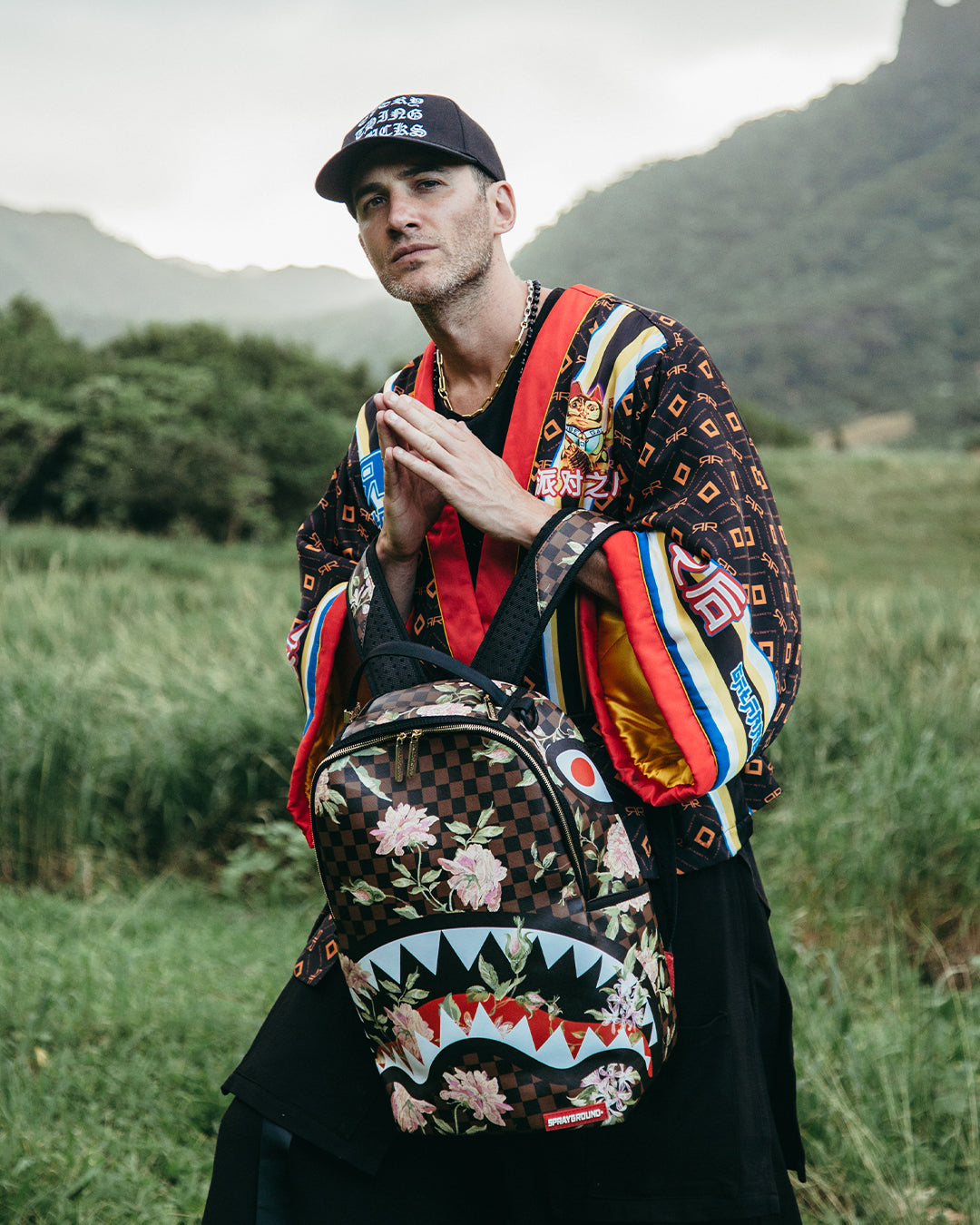 SPRAYGROUND SHARKFLOWER DLX BACKPACK