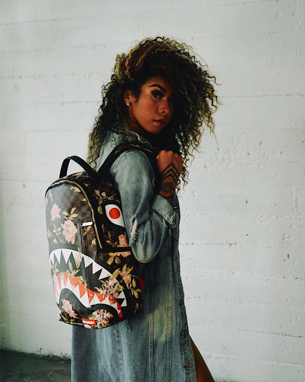 SPRAYGROUND SHARKFLOWER DLX BACKPACK