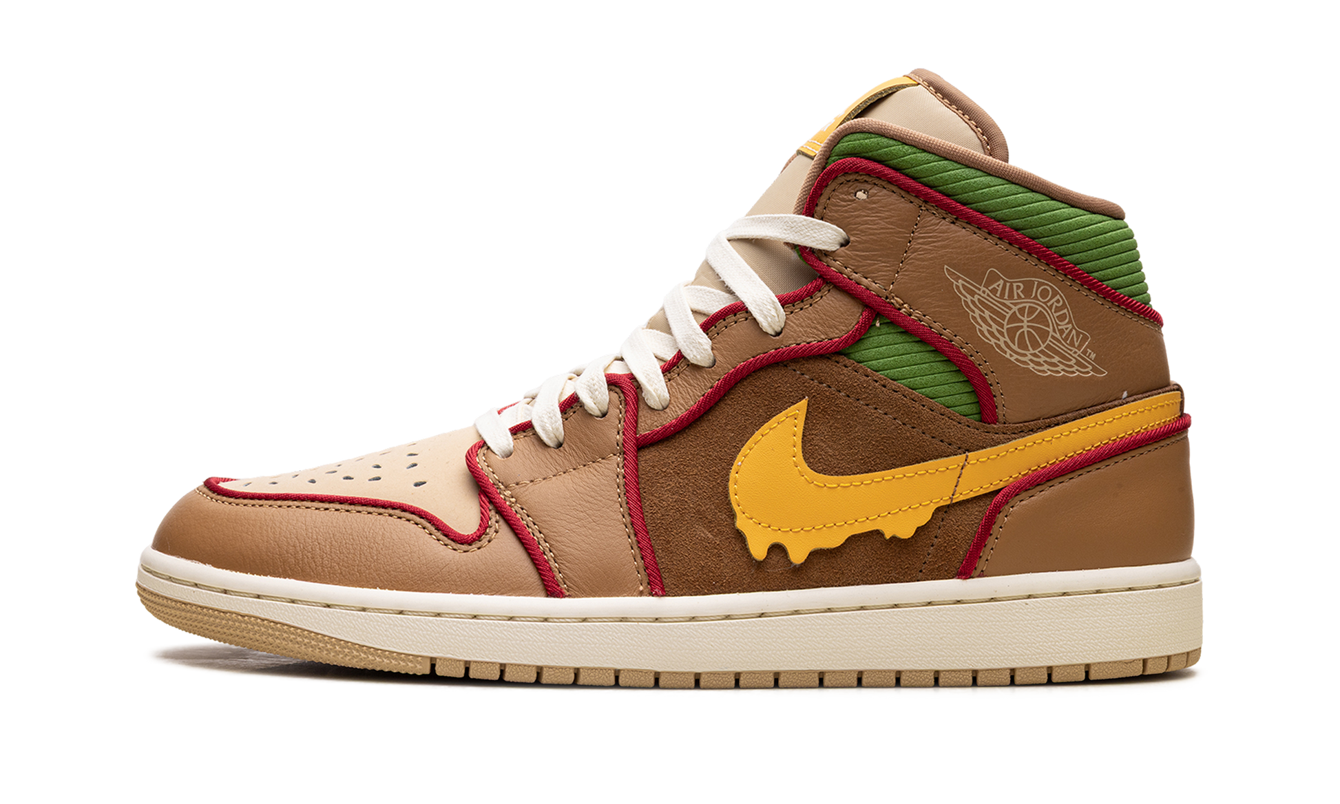 Jordan 1 Mid SE "Cheeseburger" IB7403 224