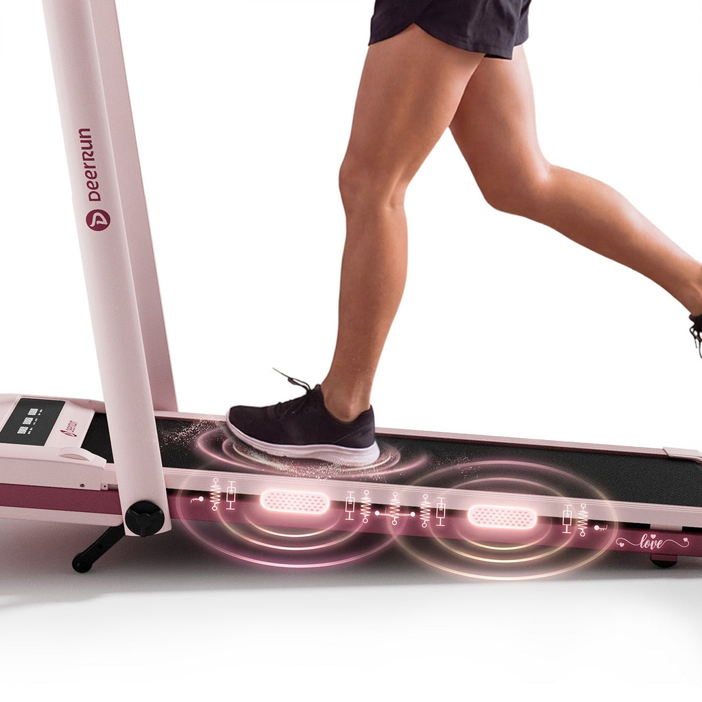 DeerRun Z10 Pro Rose Pink | 12% Auto Incline Treadmill