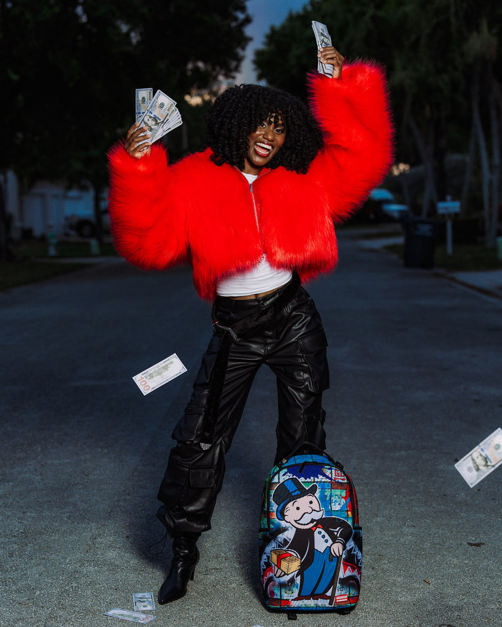 SPRAYGROUND MONOPOLY MONEY MOVES BACKPACK