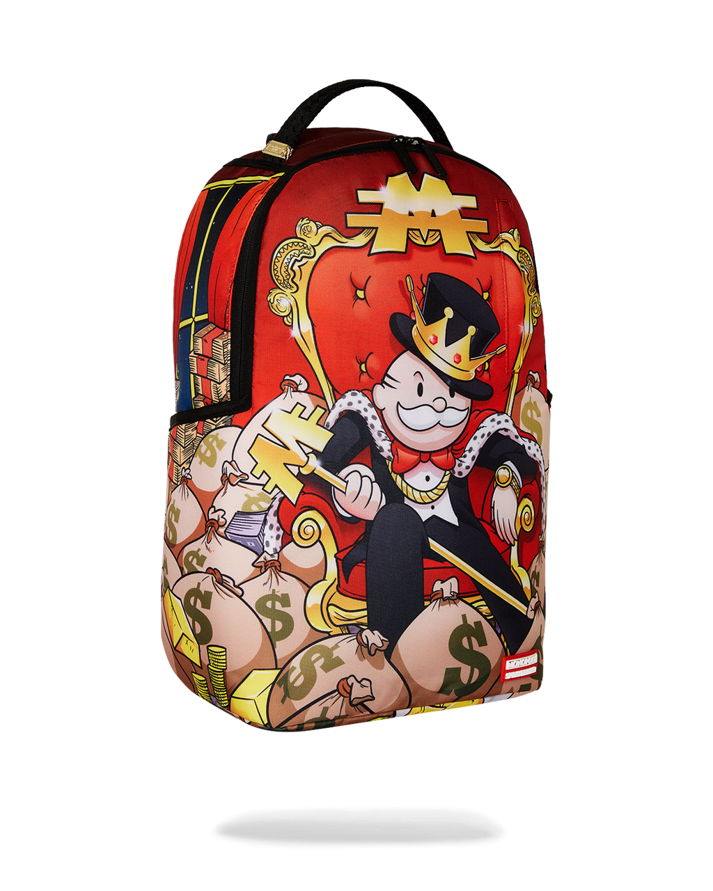 SPRAYGROUND MONOPOLY GOLD EMPIRE THRONE BACKPACK