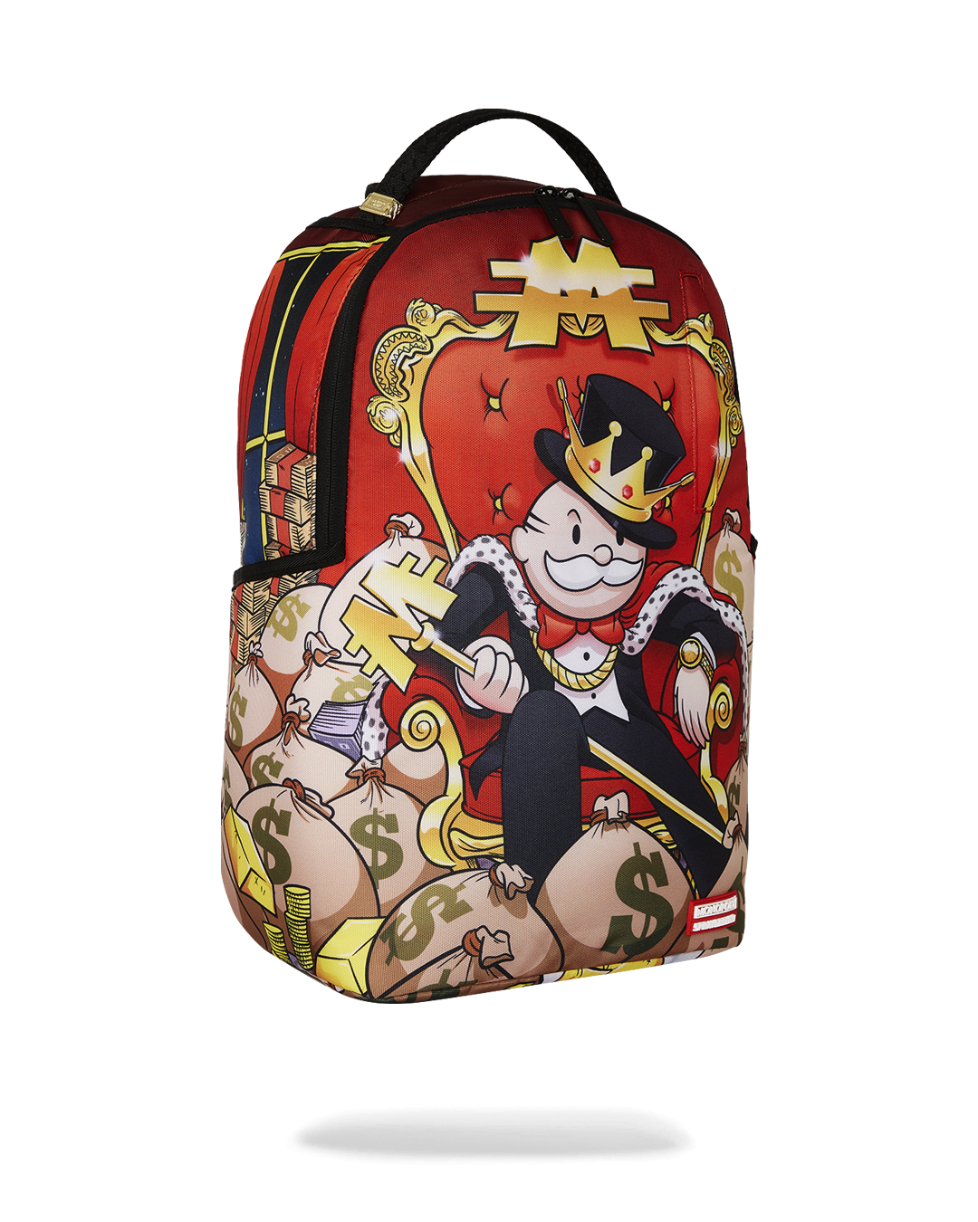 SPRAYGROUND MONOPOLY GOLD EMPIRE THRONE BACKPACK