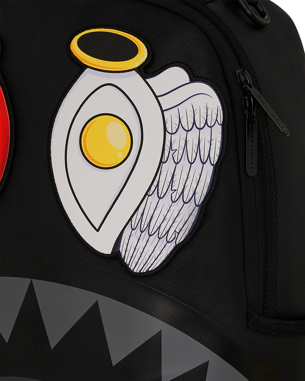 SPRAYGROUND SPLIT SAINT VELCRO REMOVABLE 6 EYES SHARK BACKPACK
