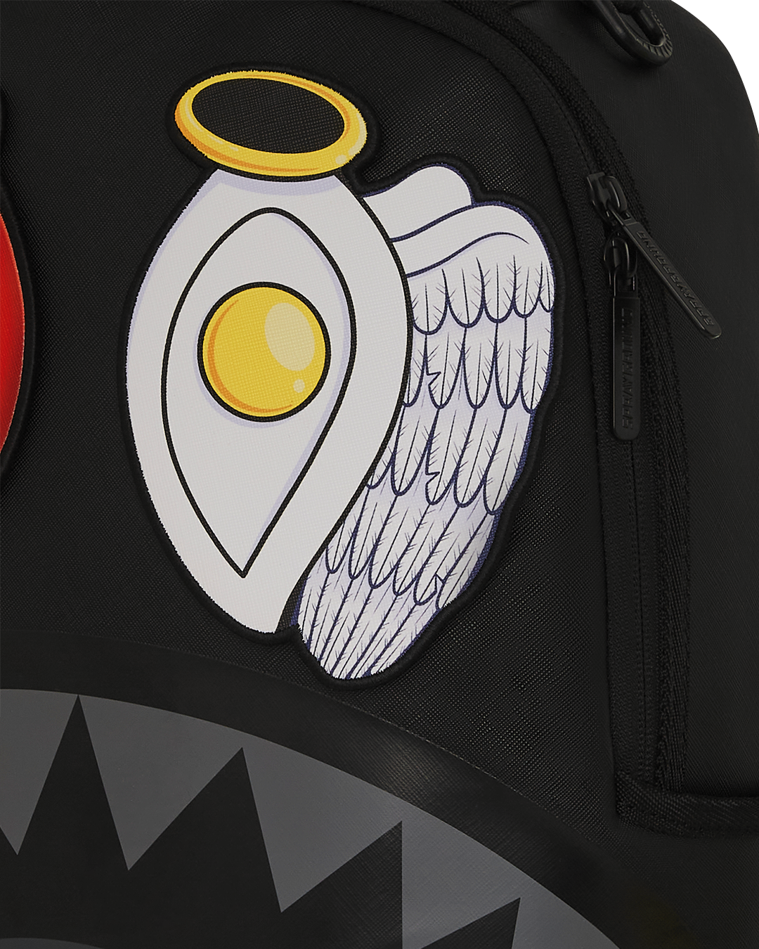 SPRAYGROUND SPLIT SAINT VELCRO REMOVABLE 6 EYES SHARK BACKPACK