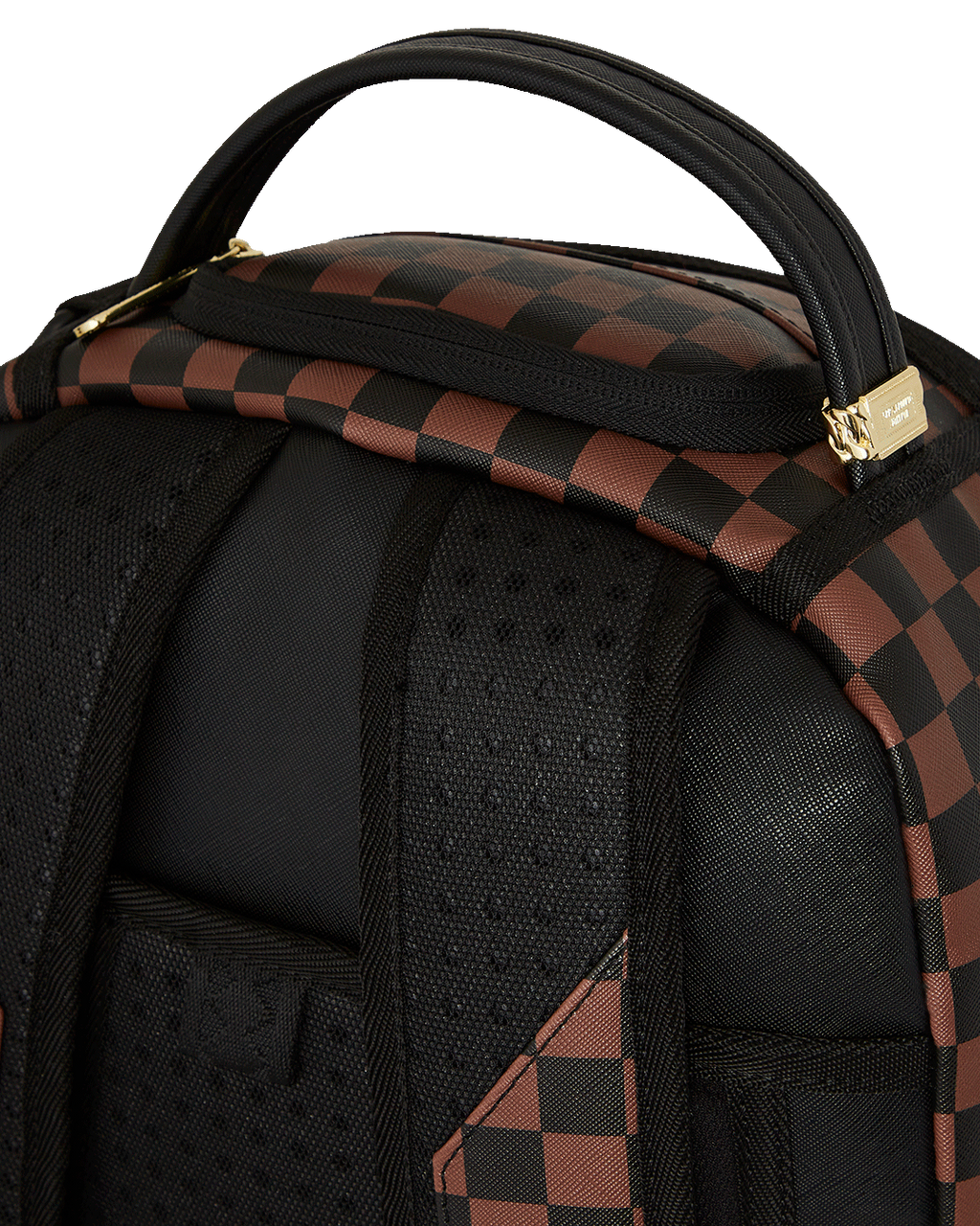 SPRAYGROUND RICHIE RICH PAINT THE SHARK GOLD BACKPACK