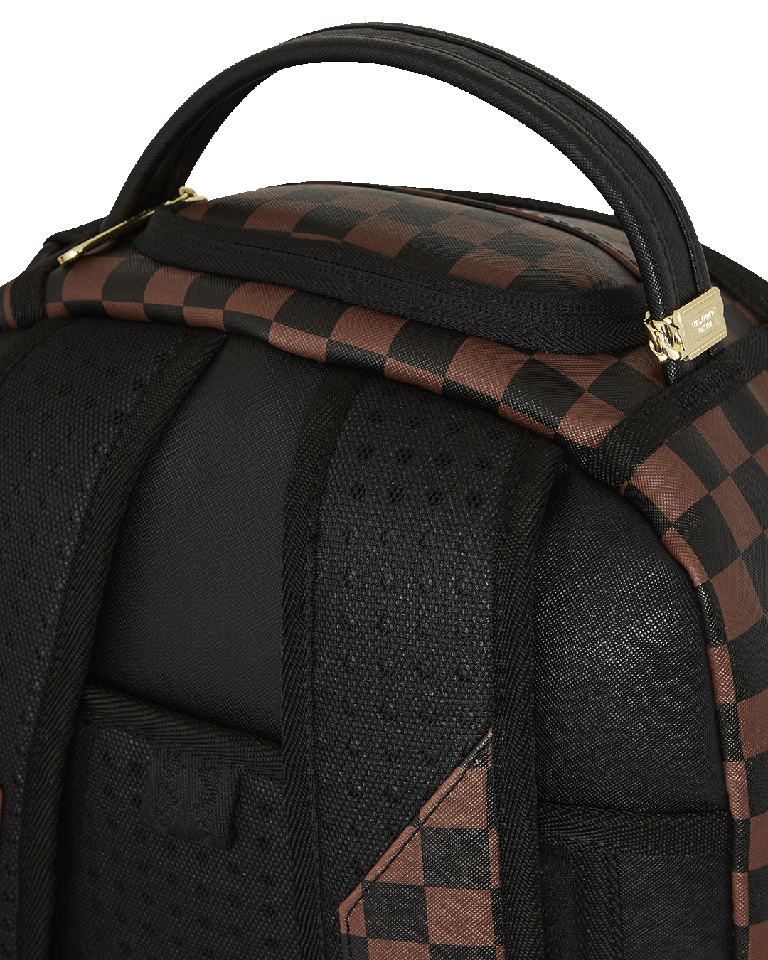 SPRAYGROUND RICHIE RICH PAINT THE SHARK GOLD BACKPACK