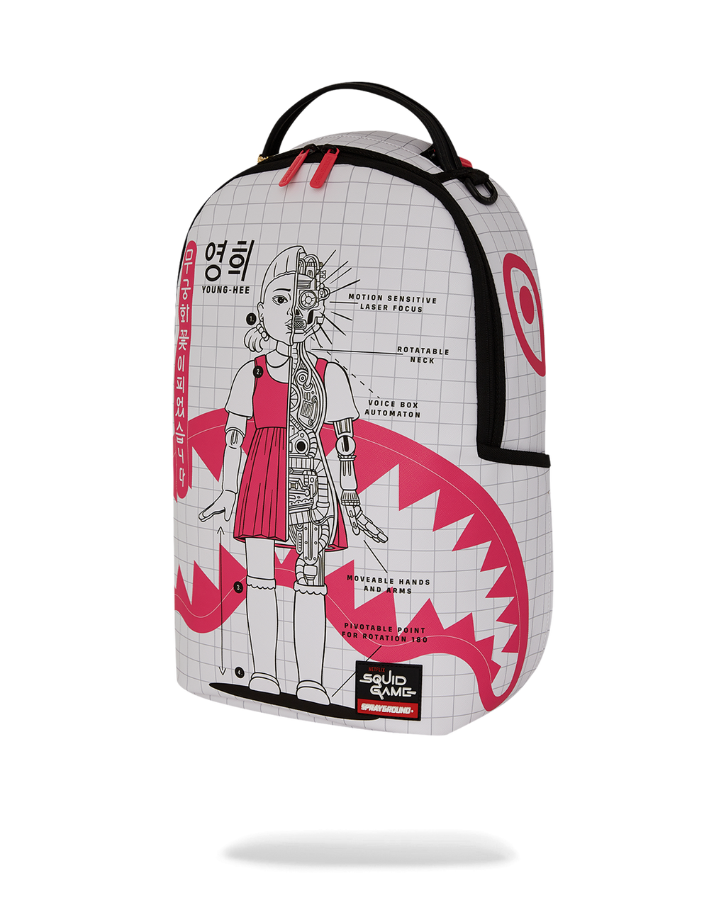 SPRAYGROUND SQUID GAME COLLAB ROBOT GIRL BACKPACK