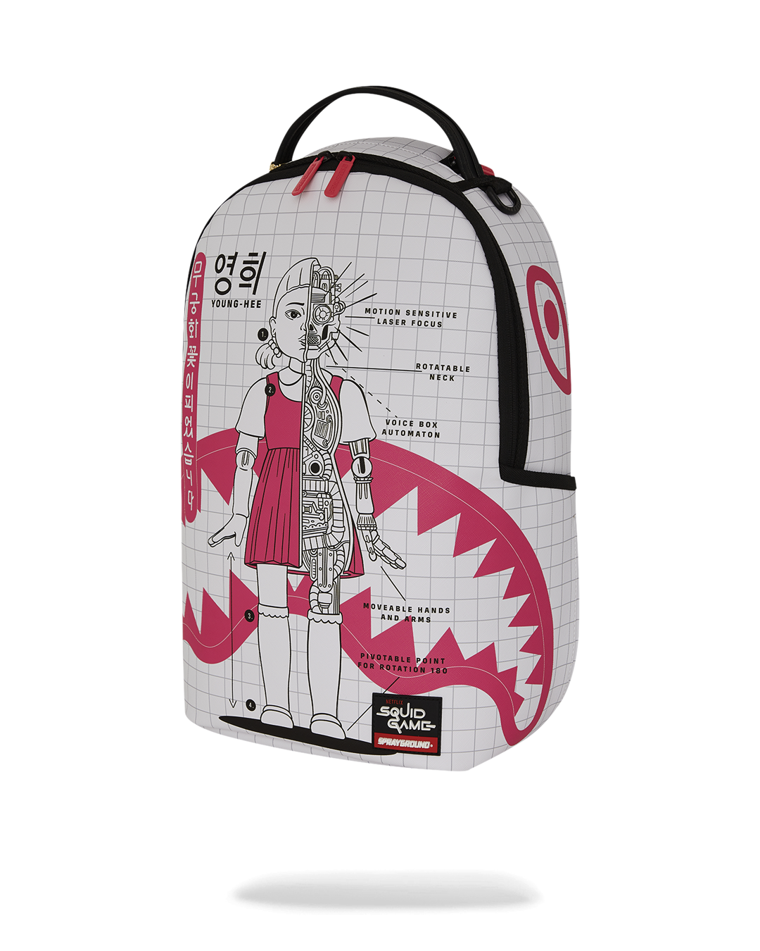 SPRAYGROUND SQUID GAME COLLAB ROBOT GIRL BACKPACK