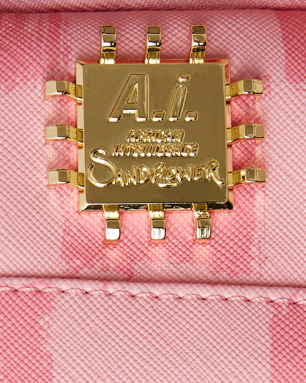 SPRAYGROUND A.I. AFRICAN INTELLIGENCE MESSAGE FROM THE FUTURE BACKPACK - SANDFLOWER COLLAB