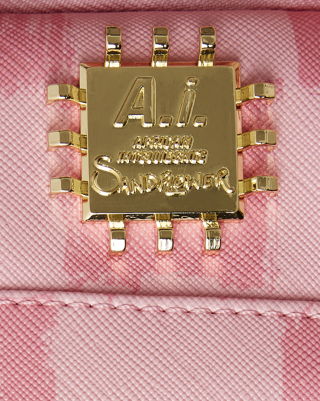 SPRAYGROUND A.I. AFRICAN INTELLIGENCE MESSAGE FROM THE FUTURE BACKPACK - SANDFLOWER COLLAB