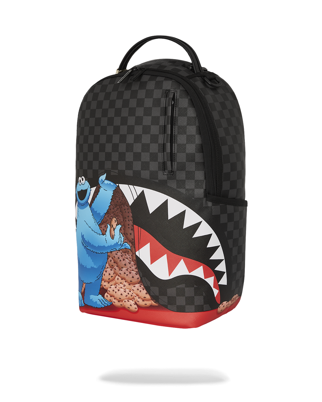 SPRAYGROUND SESAME STREET COOKIE MONSTER SNACK ATTACK DLXSV BACKPACK