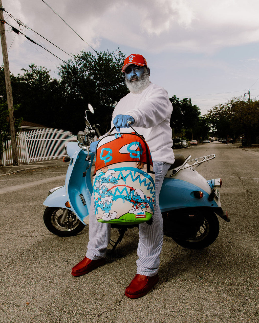 SPRAYGROUND SMURFS ART PARTY BACKPACK