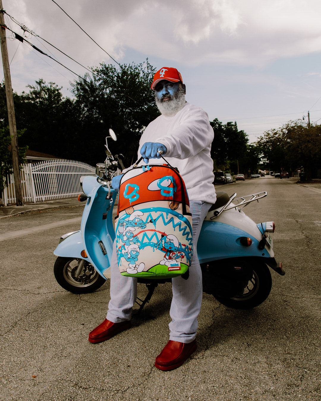 SPRAYGROUND SMURFS ART PARTY BACKPACK