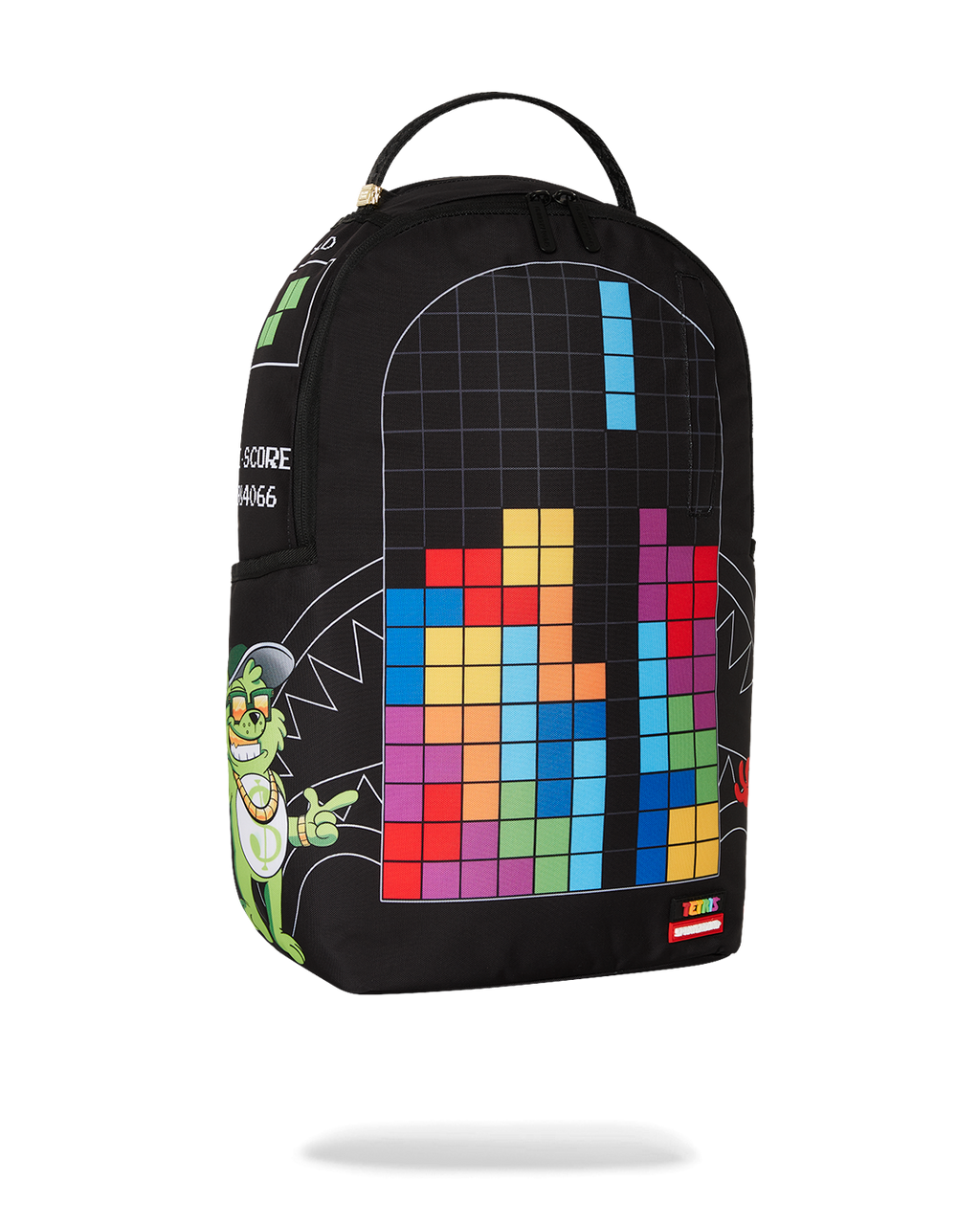 SPRAYGROUND TETRIS WITH DIABLO AND MONEY BEAR BACKPACK