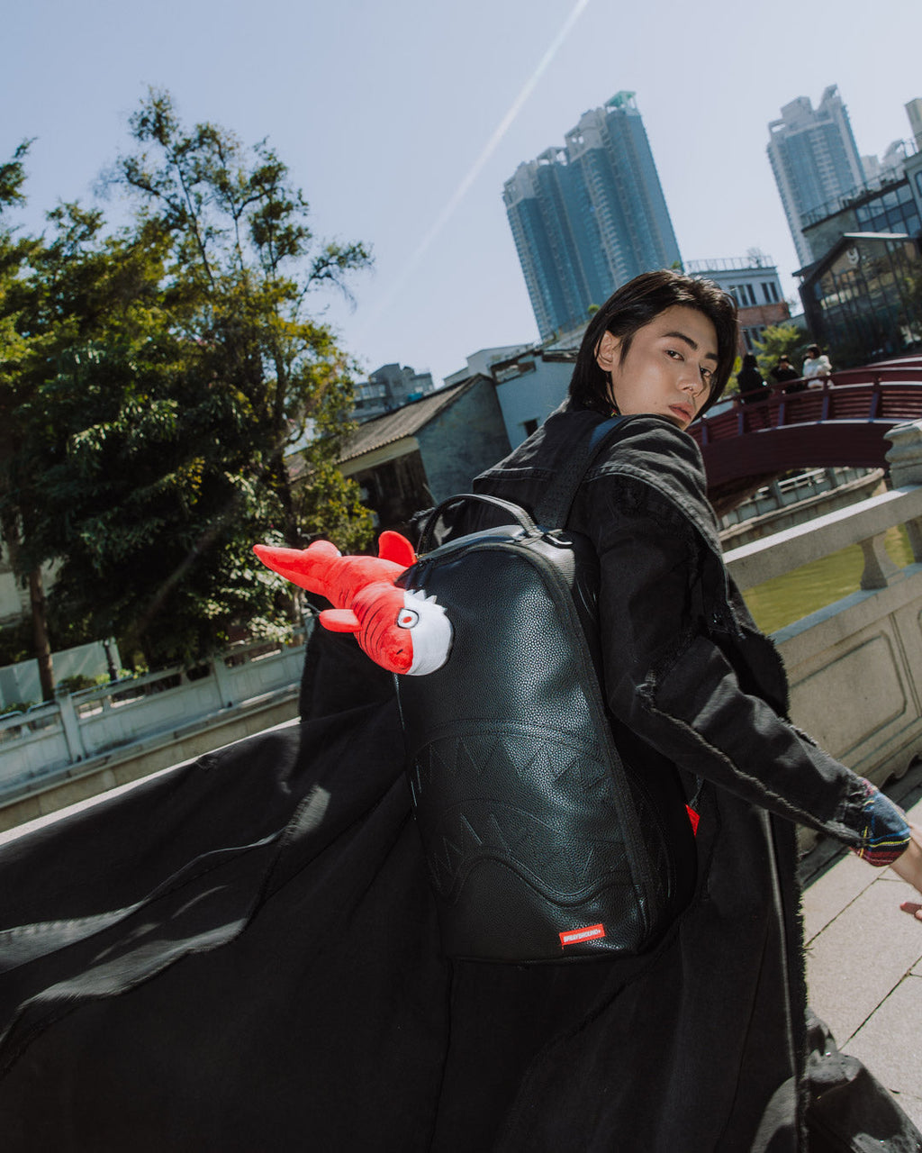 SPRAYGROUND PLUSH SHARK BIG BITE BACKPACK