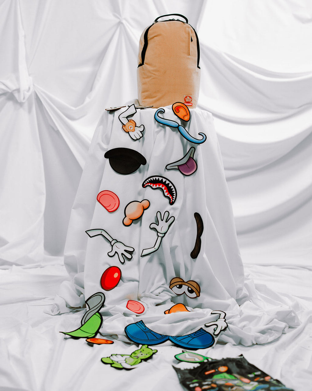 SPRAYGROUND MR. POTATO HEAD VELCRO PATCH MIX-IT-UP DLXSV BACKPACK