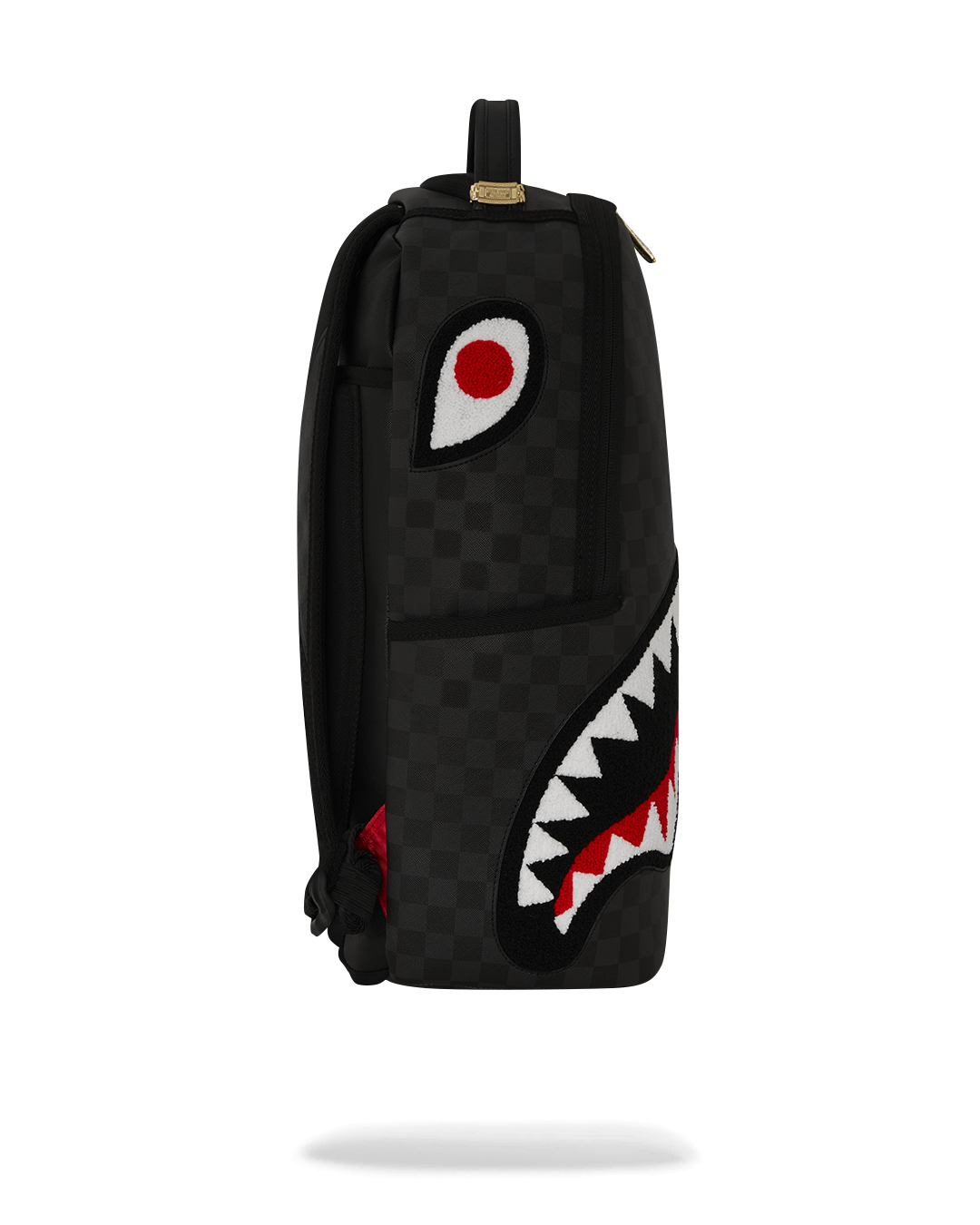 SPRAYGROUND LIGHTS OUT SHARKS IN PARIS CHENILLE SHARK BACKPACK