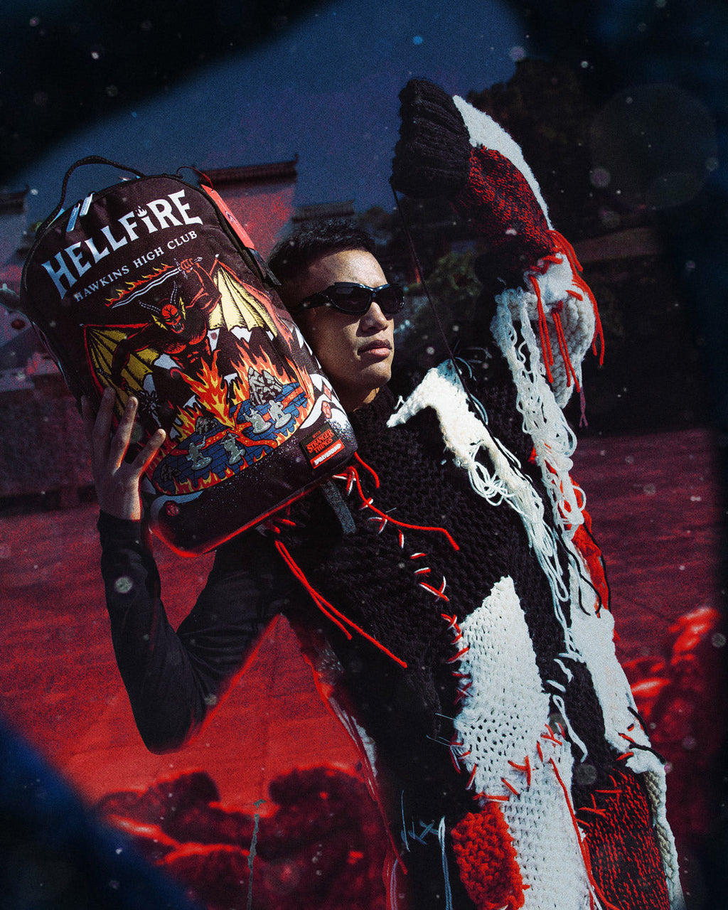 SPRAYGROUND STRANGER THINGS HELLFIRE BACKPACK