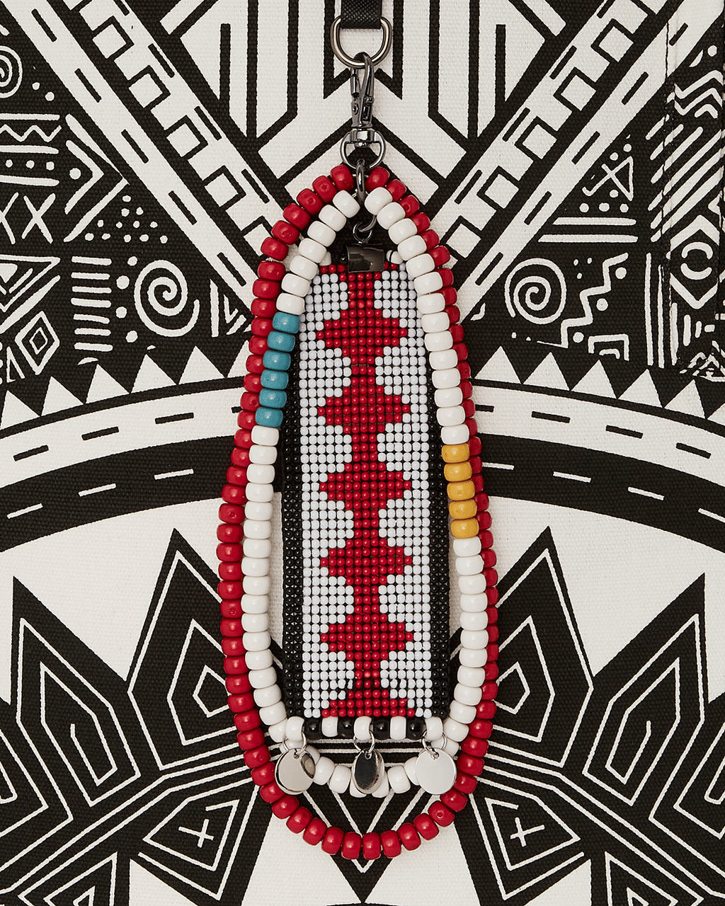 SPRAYGROUND A.I. AFRICAN INTELLIGENCE THE SKYHAWK BACKPACK - SANDFLOWER COLLAB