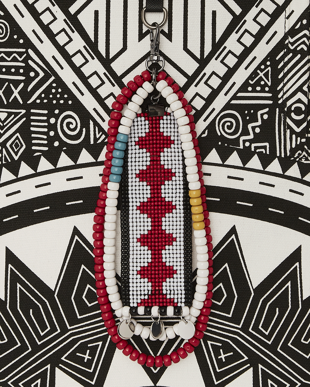 SPRAYGROUND A.I. AFRICAN INTELLIGENCE THE SKYHAWK BACKPACK - SANDFLOWER COLLAB