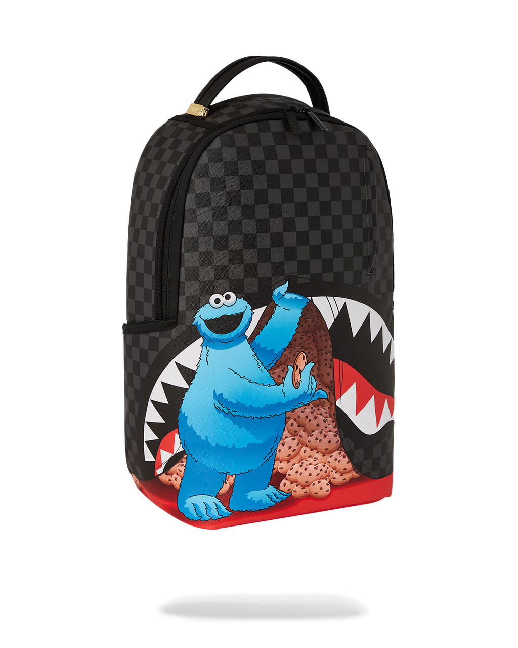 SPRAYGROUND SESAME STREET COOKIE MONSTER SNACK ATTACK DLXSV BACKPACK