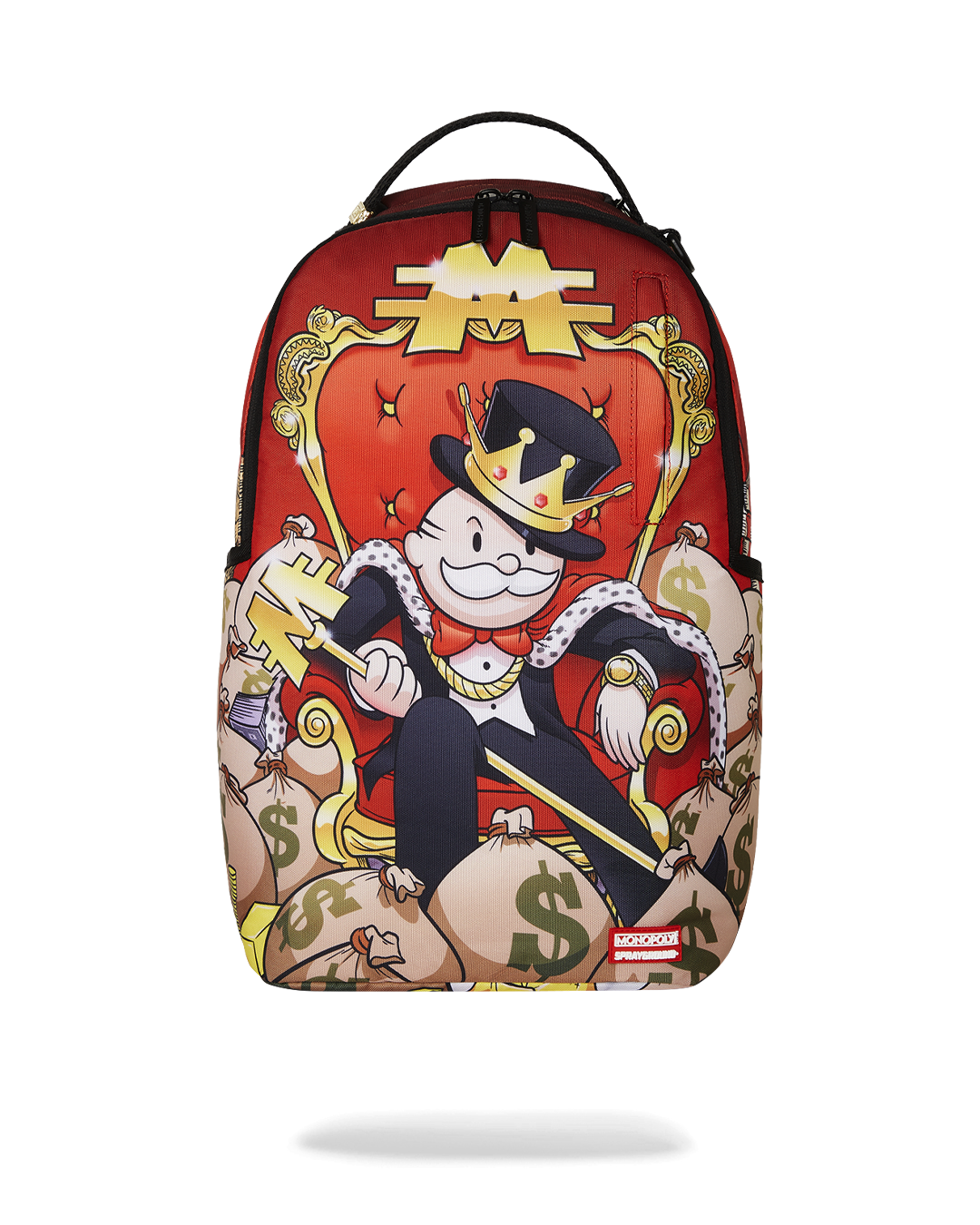 SPRAYGROUND MONOPOLY GOLD EMPIRE THRONE BACKPACK