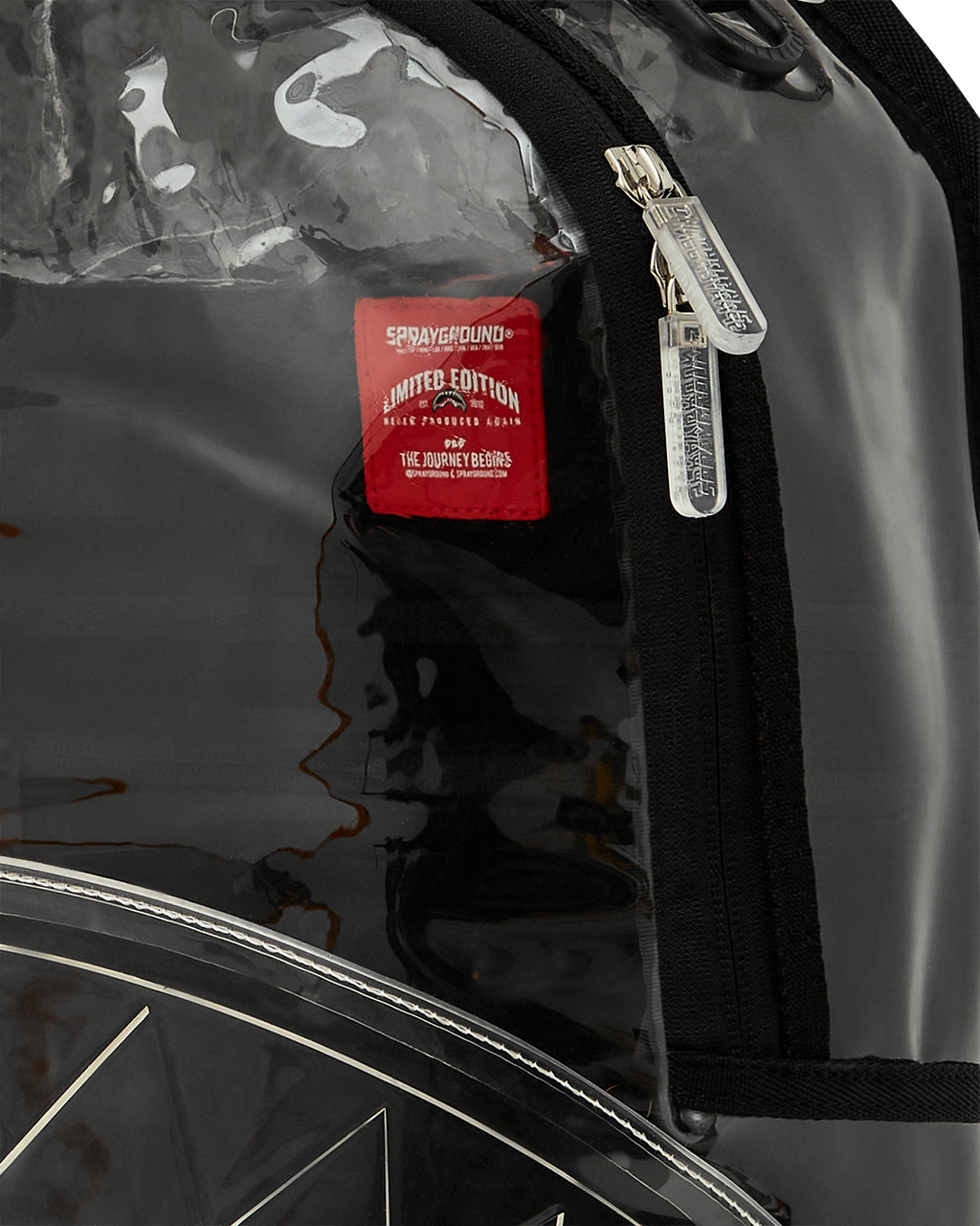 SPRAYGROUND CLEAR BACKPACK - SHARK CENTRAL