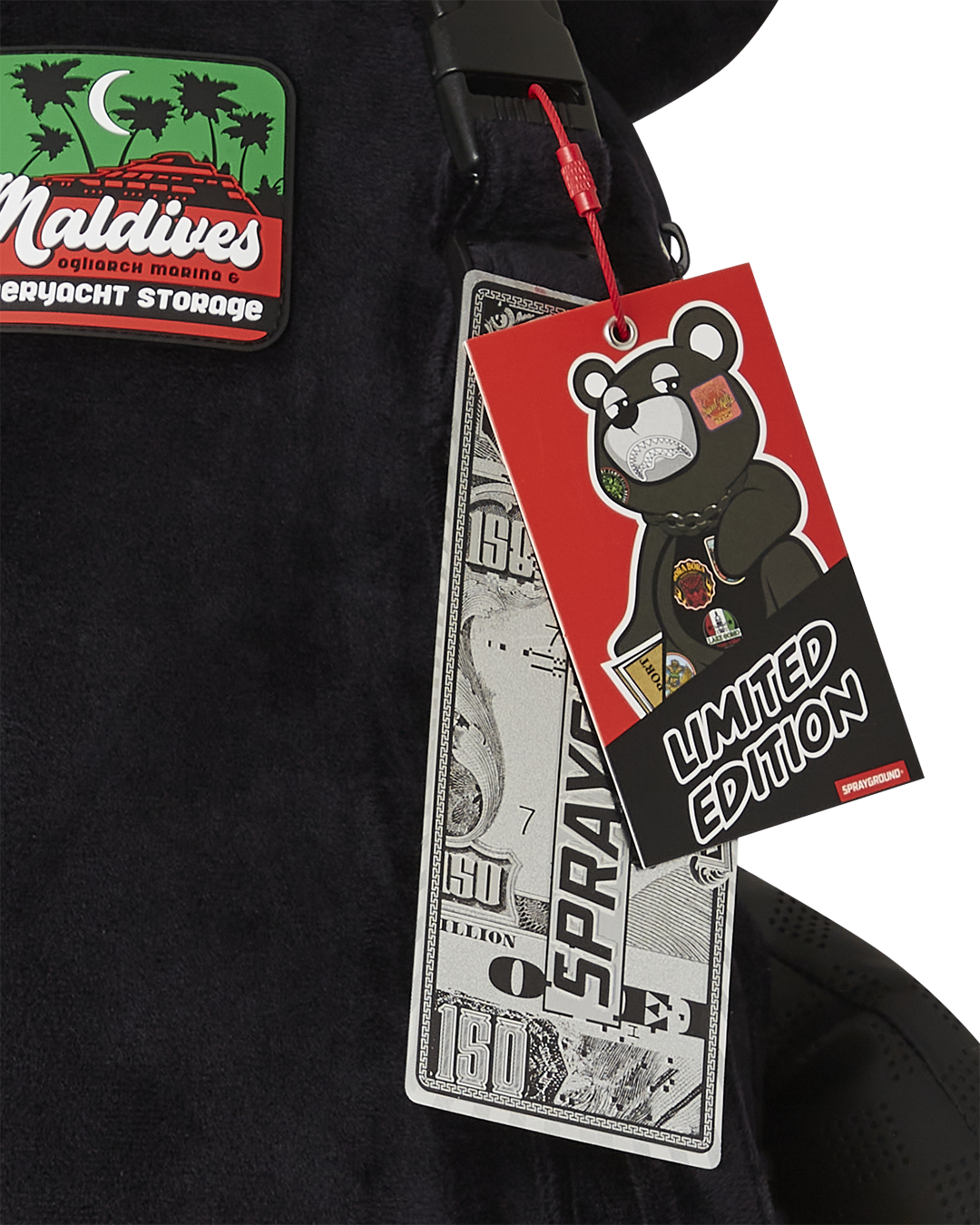 SPRAYGROUND GLOBAL MOGUL BILLIONAIRE MONEYBEAR BACKPACK