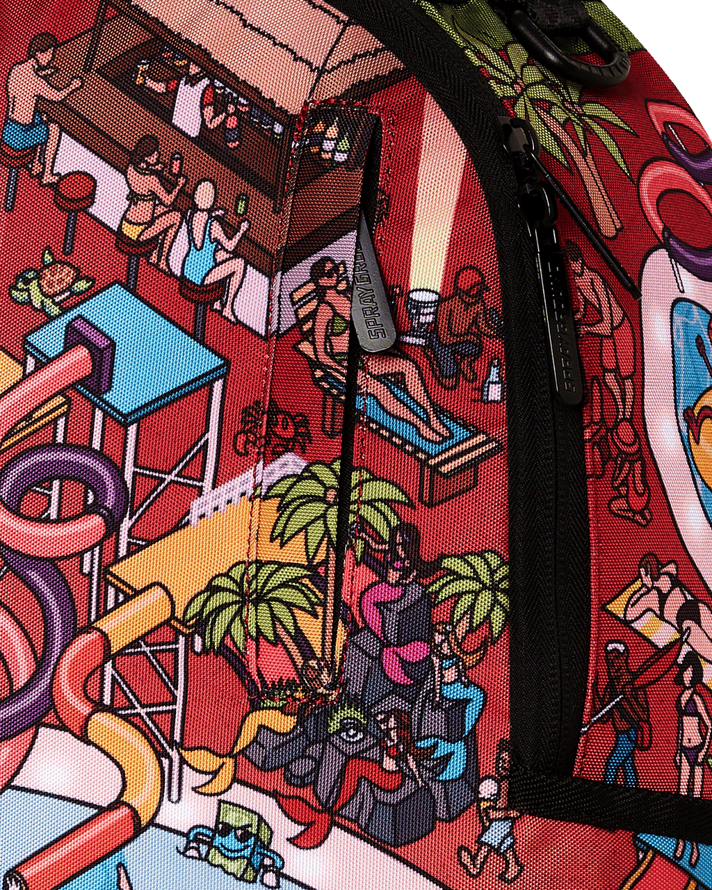 SPRAYGROUND LIFE OF THE PARTY DLXR BACKPACK