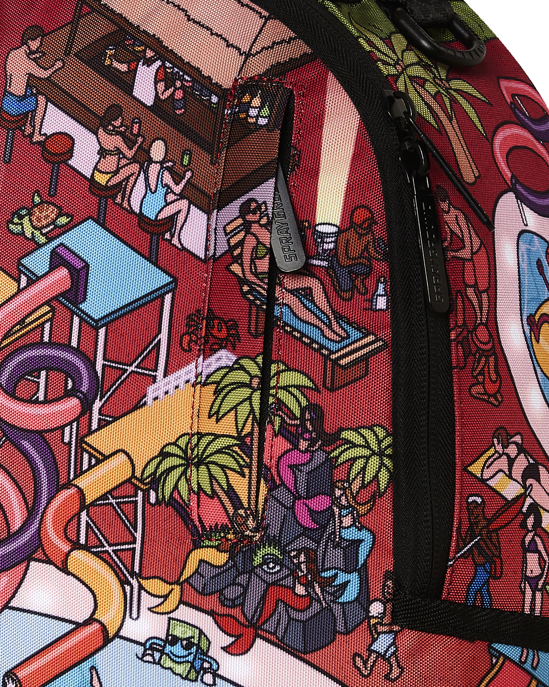 SPRAYGROUND LIFE OF THE PARTY DLXR BACKPACK