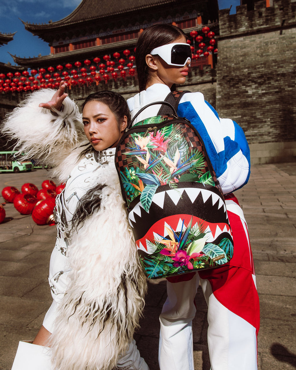 SPRAYGROUND TROPICAL CHECK DLXSV BACKPACK