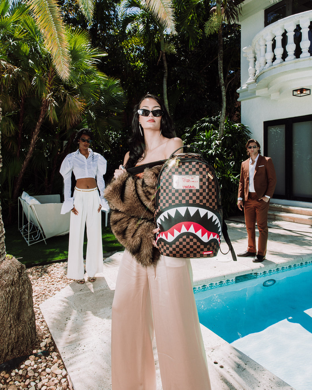 SPRAYGROUND SHARKS IN PARIS LOST & FOUND BACKPACK