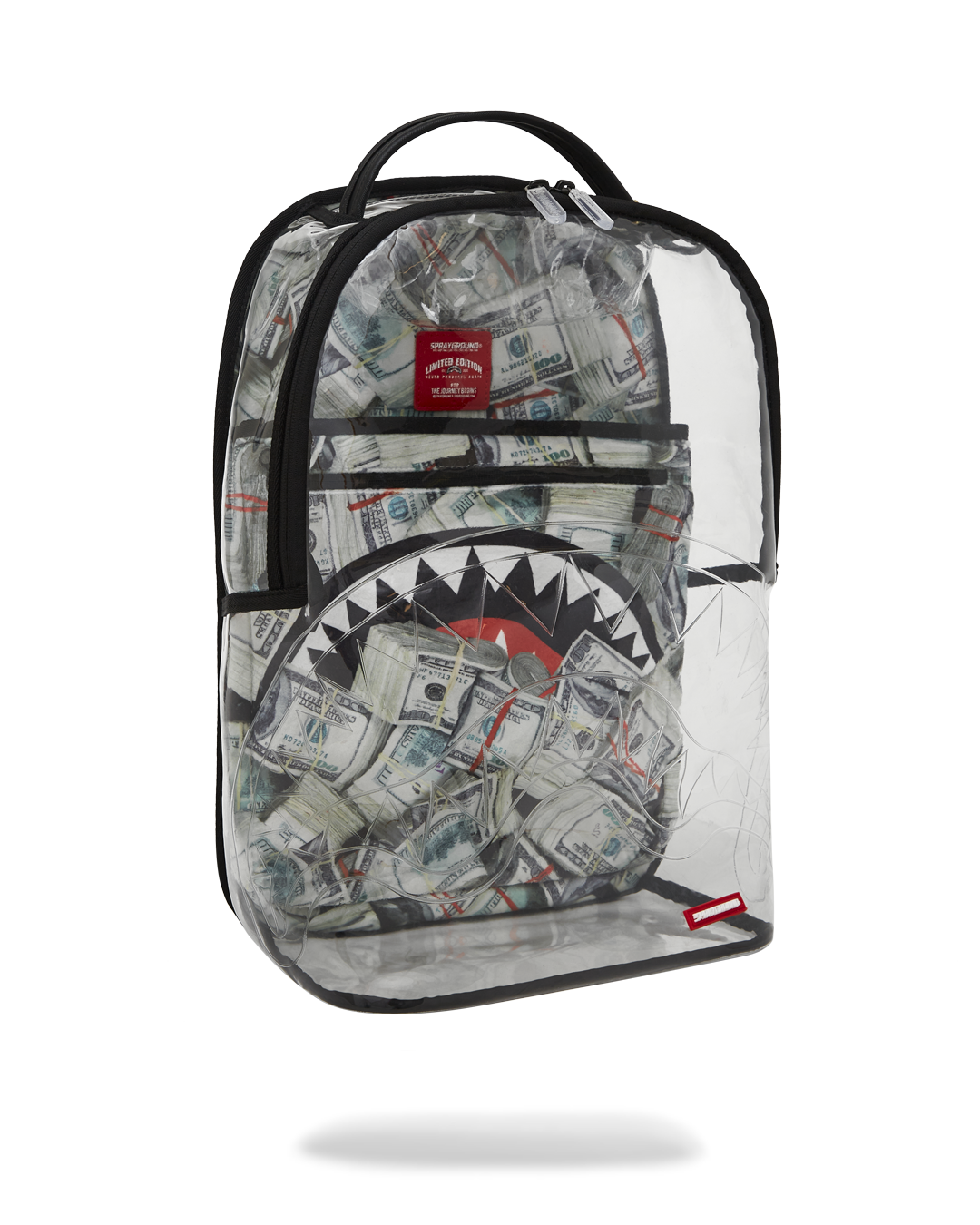SPRAYGROUND CLEAR BACKPACK - MONEY CHOMP