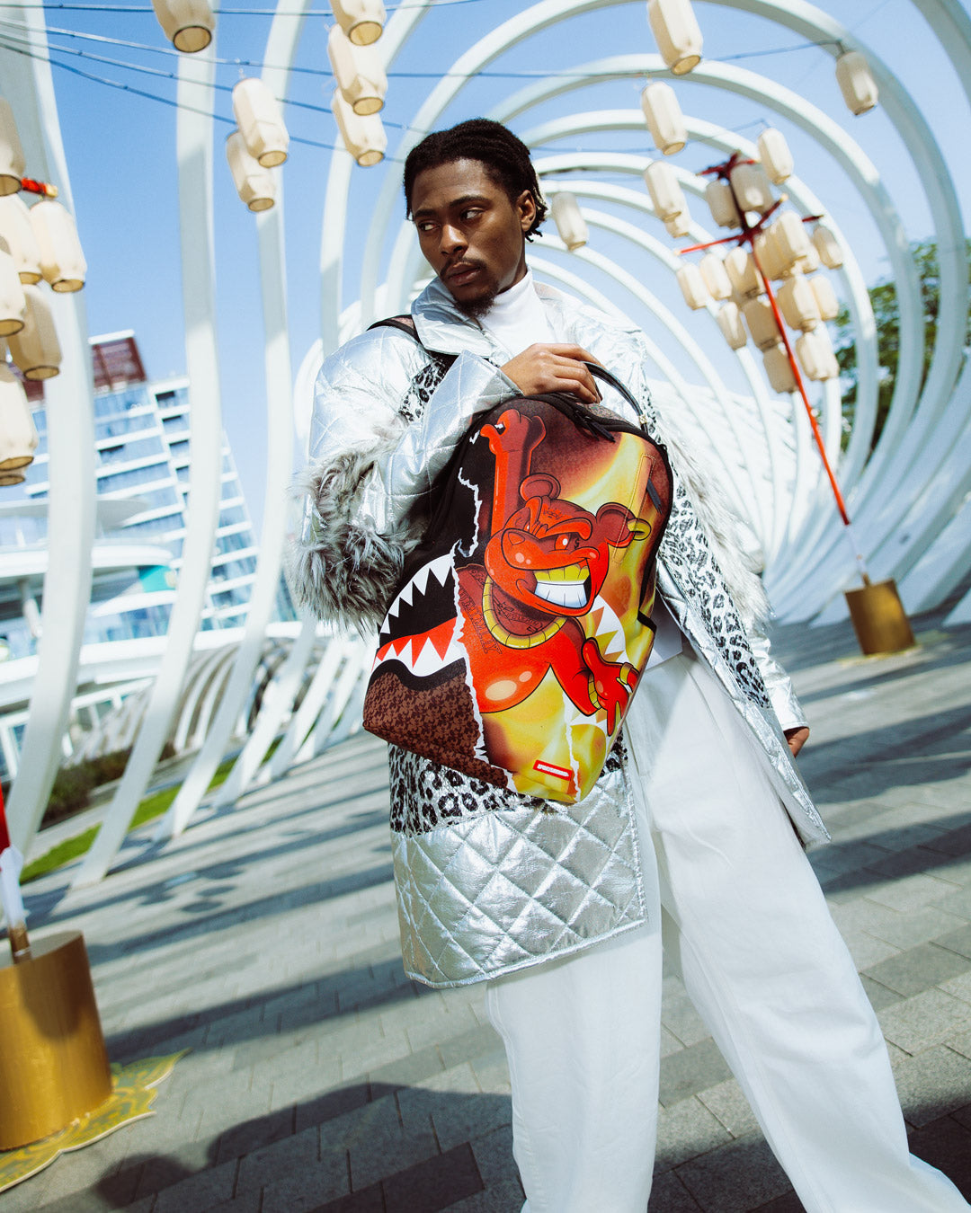 SPRAYGROUND DIABLO BLAZED BREAKOUT BACKPACK