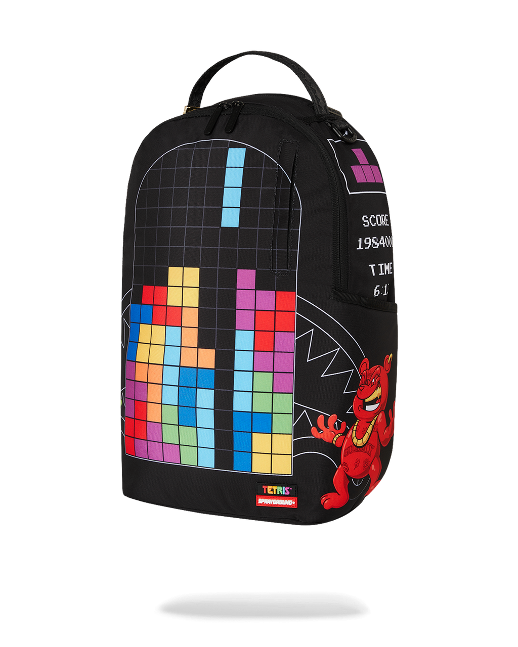 SPRAYGROUND TETRIS WITH DIABLO AND MONEY BEAR BACKPACK