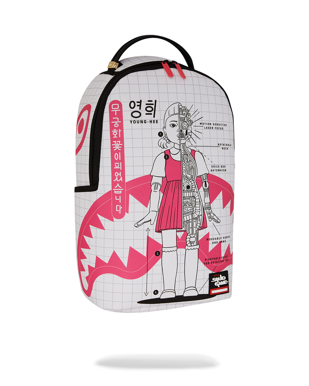 SPRAYGROUND SQUID GAME COLLAB ROBOT GIRL BACKPACK