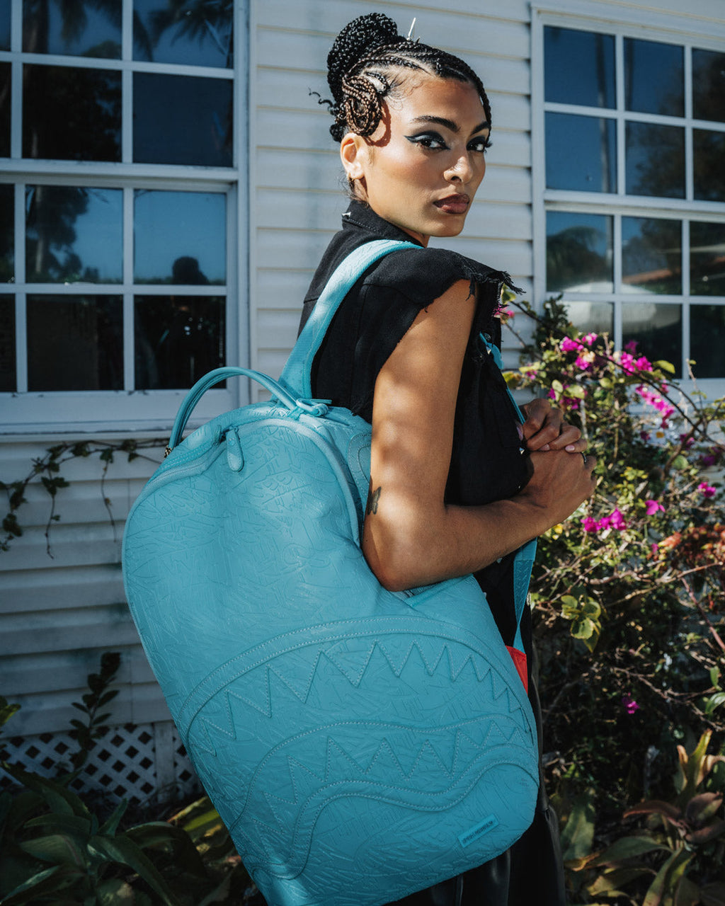 SPRAYGROUND AQUA NOIR BACKPACK