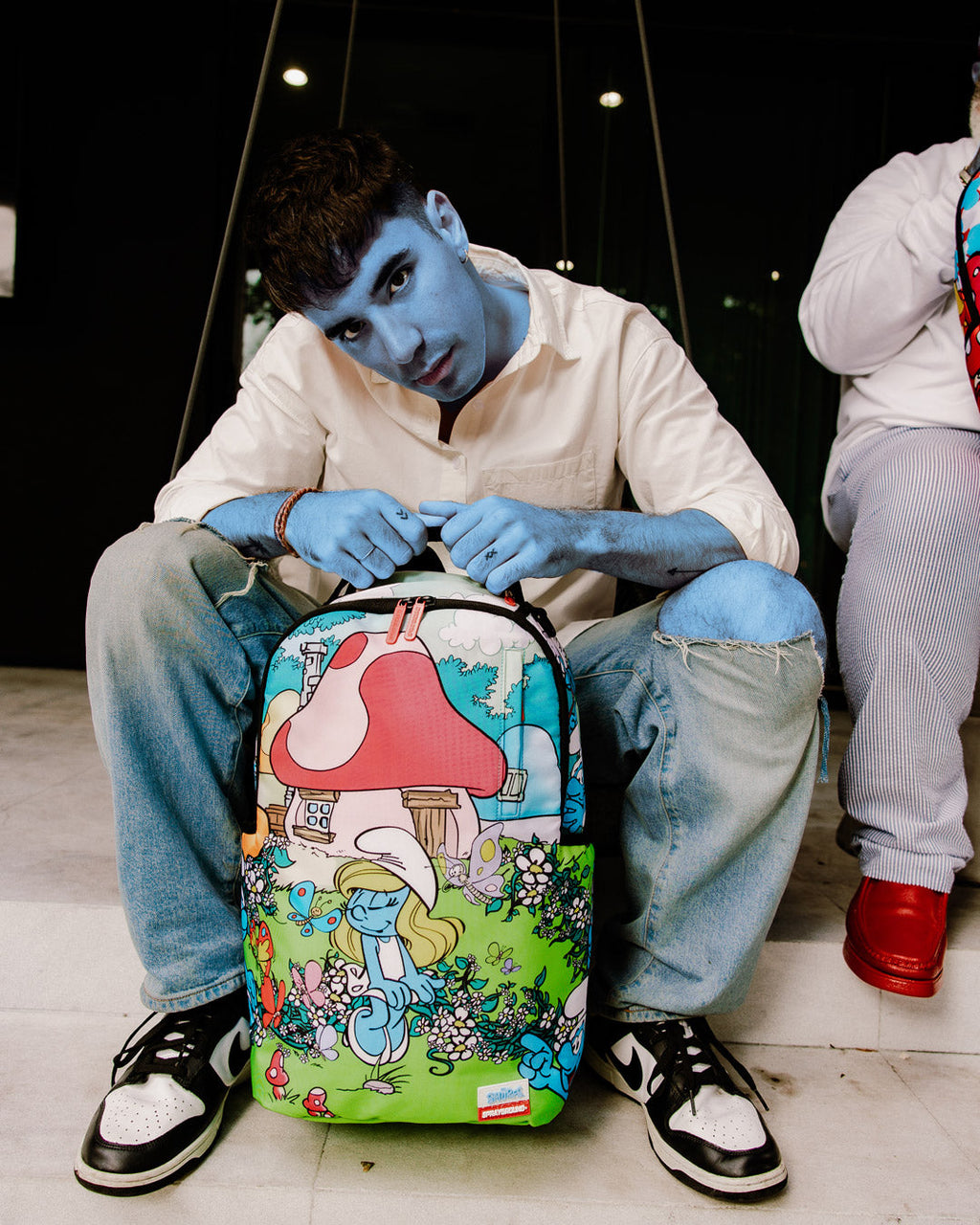 SPRAYGROUND SMURFS IN THE GARDEN BACKPACK