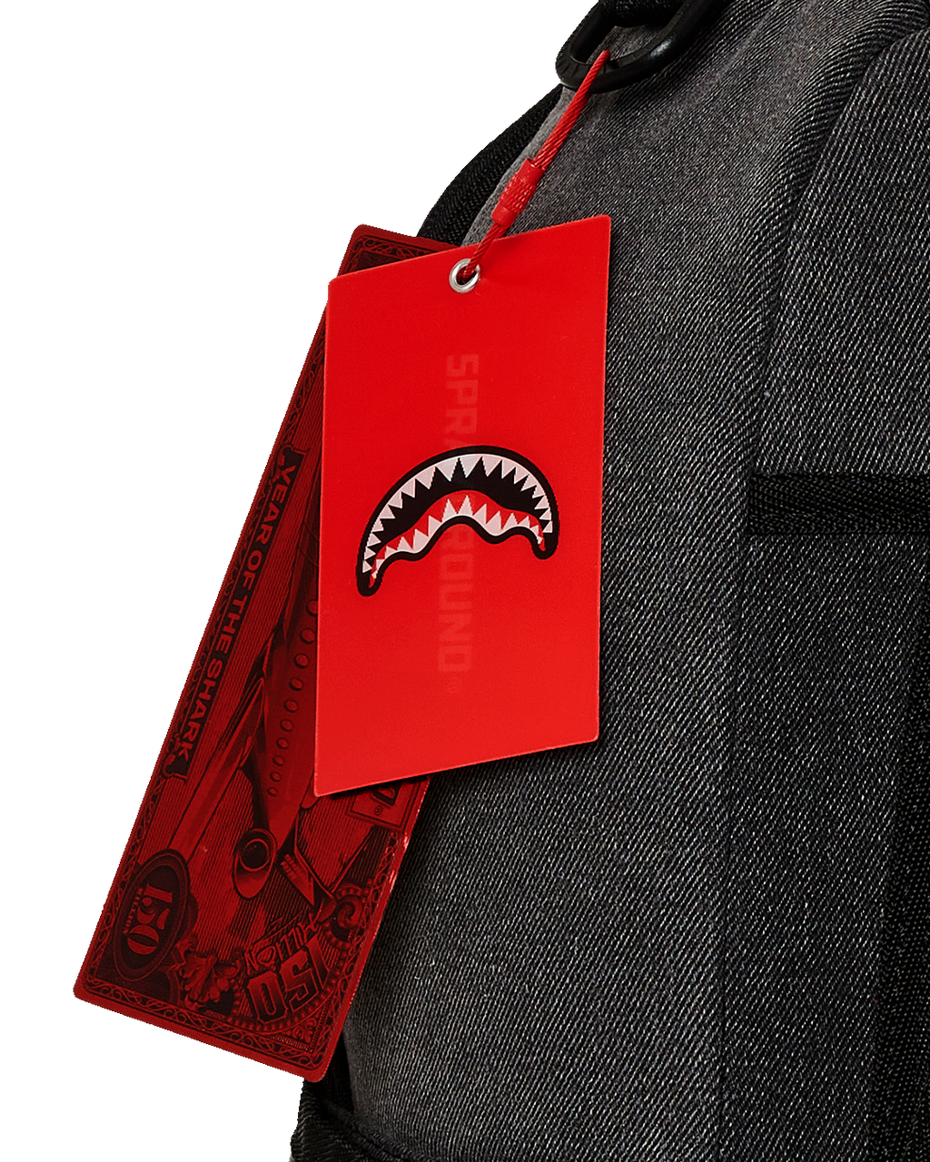 SPRAYGROUND SHARK CENTRAL DENIM VENOM BACKPACK