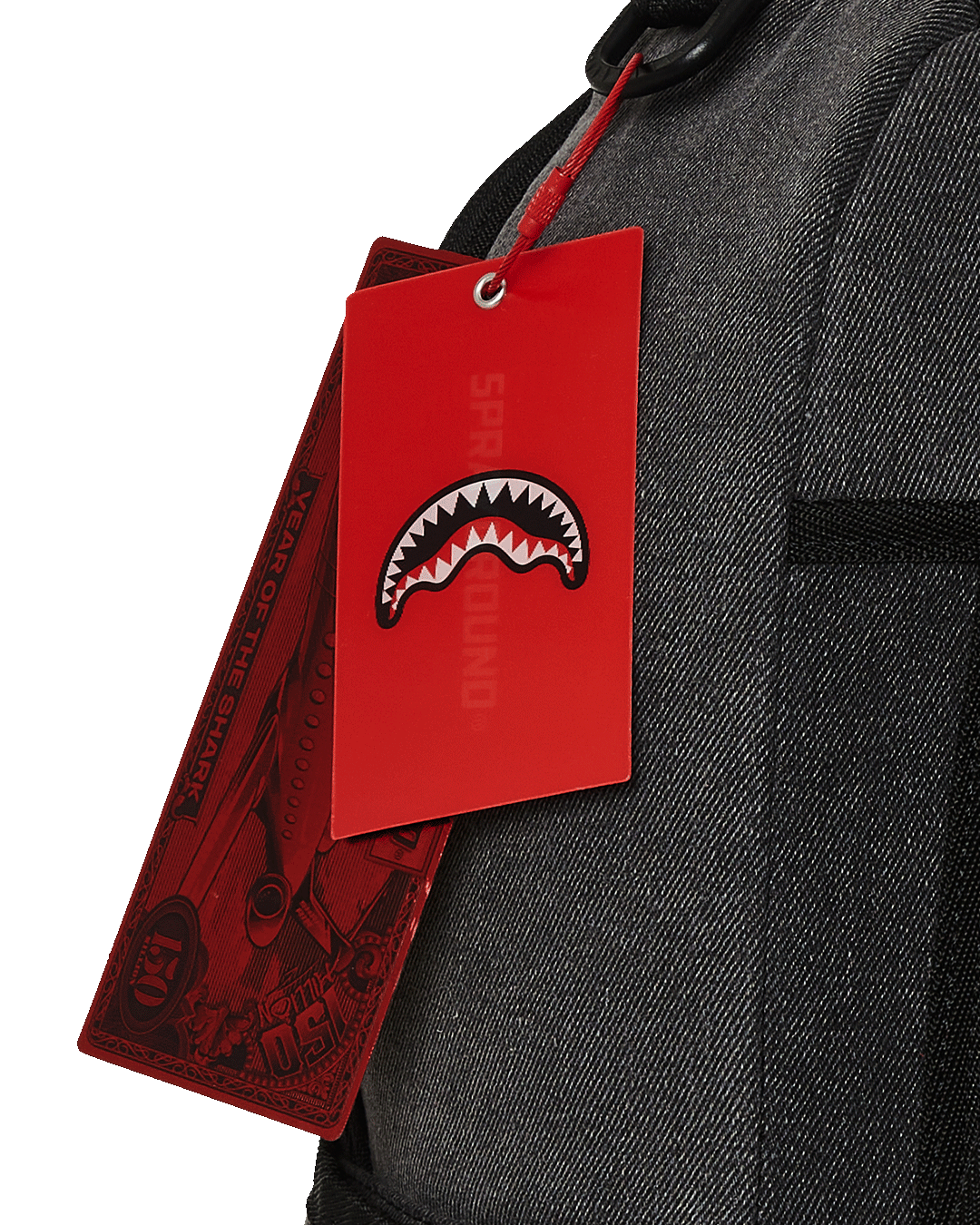 SPRAYGROUND SHARK CENTRAL DENIM VENOM BACKPACK