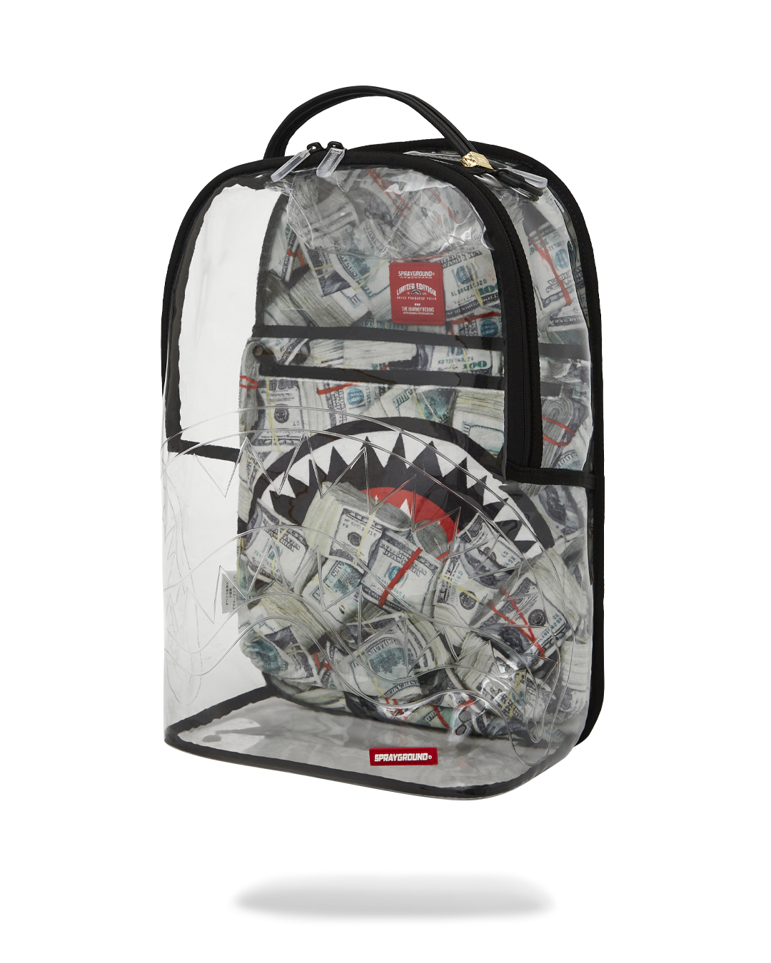 SPRAYGROUND CLEAR BACKPACK - MONEY CHOMP