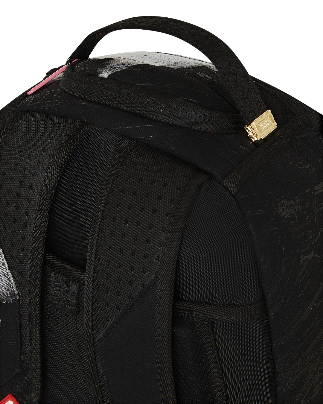 SPRAYGROUND SHARK CENTRAL ACRYLIC ART DLX COTTON BACKPACK