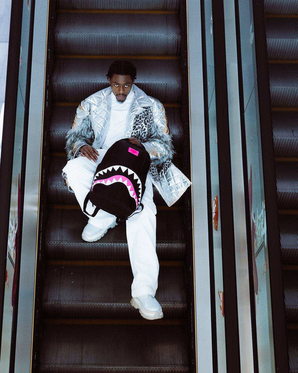 SPRAYGROUND SHARK CENTRAL 2.0 NEON VENOM BACKPACK
